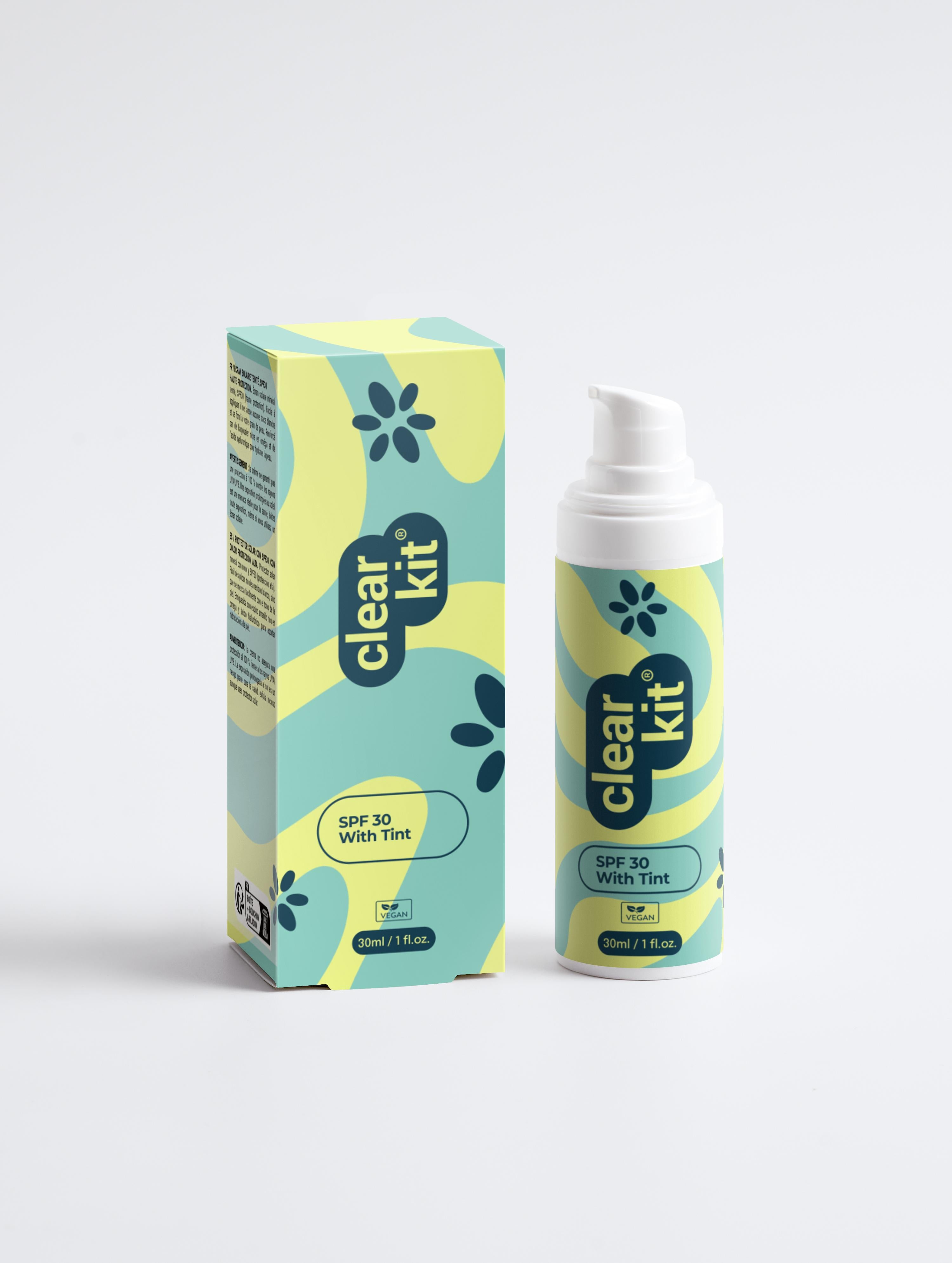 Sunscreen SPF30, with tint